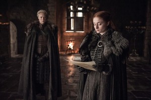 Brienne and Sansa 7x06 - Beyond the wall