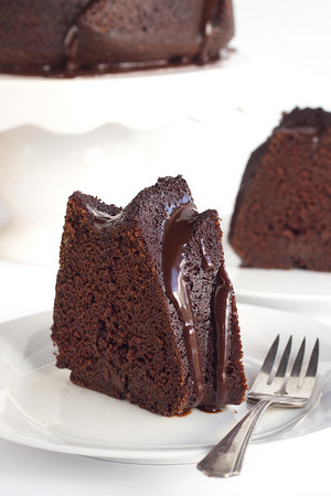  cokelat Bundt Cake