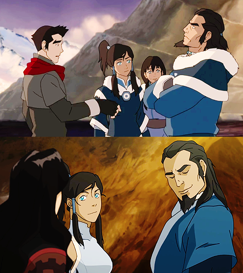 Daddy Tonraq clearly approves of Korrasami 