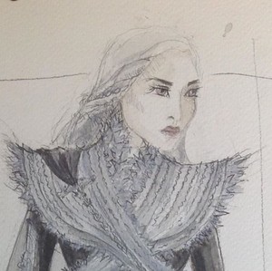 Daenerys Targaryen Costume Sketch