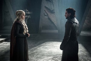 Daenerys Targaryen and Jon Snow 7x03 - The Queen's Justice