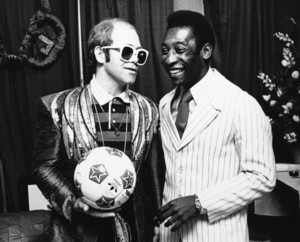  Elton John And Pele