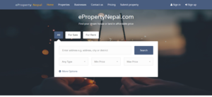  Eproperty Nepal - Buy 또는 Sell Property in Nepal