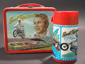  Evel Knievel Lunchbox And Thermos Set