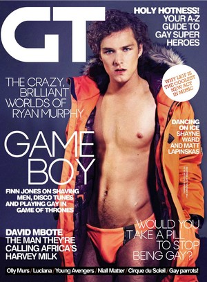  Finn Jones - Gay Times Magazine - 2013 - Cover