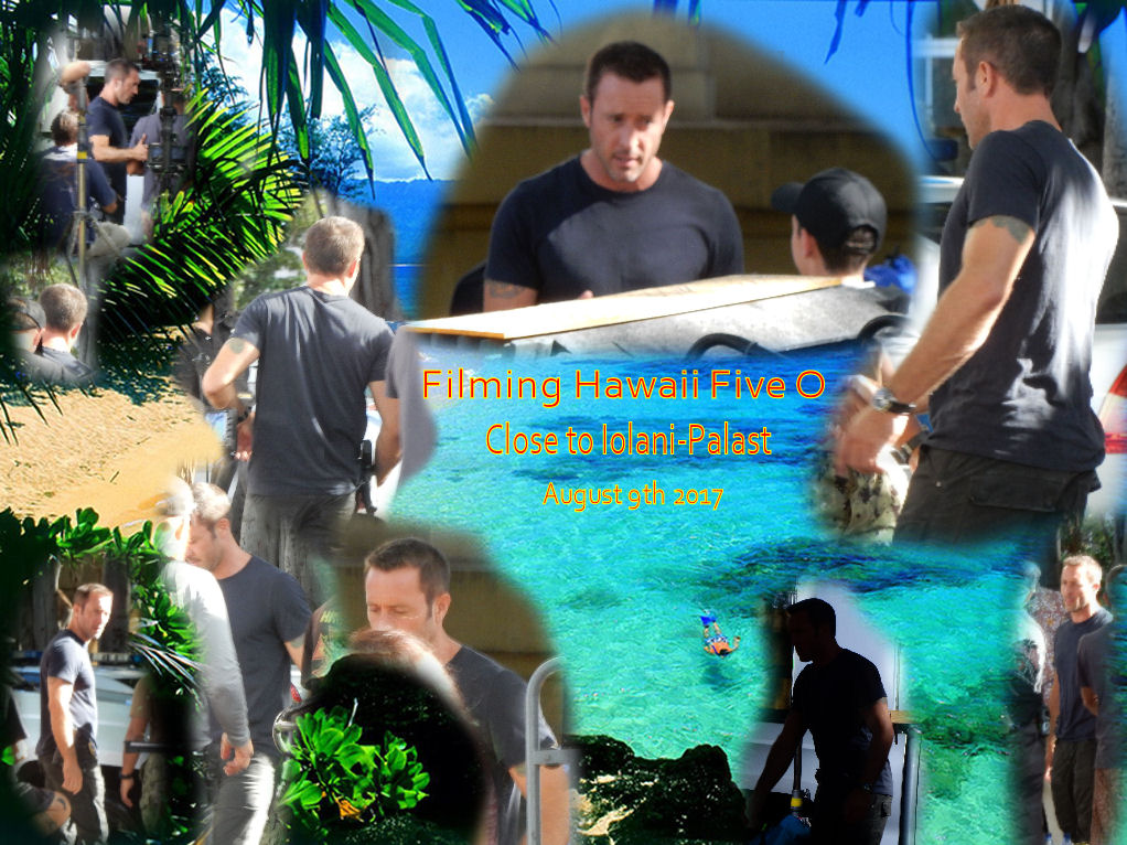  Hawaii Five 0 - Season 8 - Filming at ʻIolani-Palast - Steve McGarrett / Alex O'Loughlin