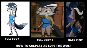 How to cosplay as Lupe the Wolf 