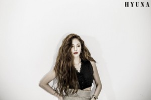  HyunA 6th Mini Album 'Following' áo khoác Shooting Behind