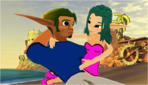 Jak and Keira Hagai Together Eco Sentinel пляж, пляжный