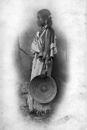  Jicarilla Apache woman 由 Frank A. Randall 1883-1888