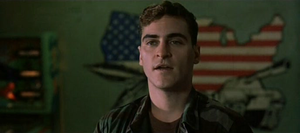  Joaquin Phoenix as rayo, ray Elwood in Buffalo Soldiers (2001)