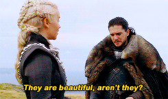  Jon Snow and Daenerys Targaryen -Season 7