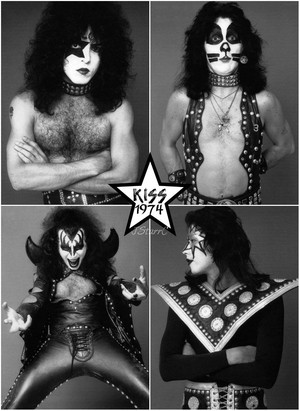  吻乐队（Kiss） ~Hollywood, California…August 18, 1974 (Hotter Than Hell 照片 shoot)