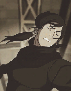  Korra airbending for the very first time