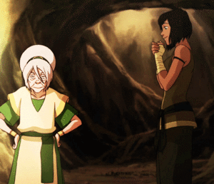 Korra with Toph