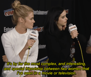  Krysten and Rachael on the Jessica/Trish relationship