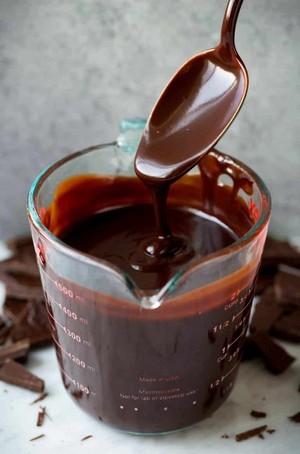  Melted chocolate