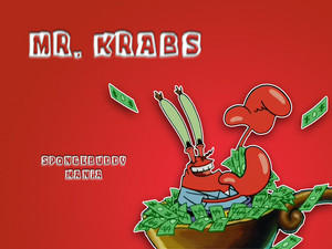  Mr Krabs দেওয়ালপত্র