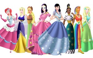  My Little ٹٹو as Disney Princesses