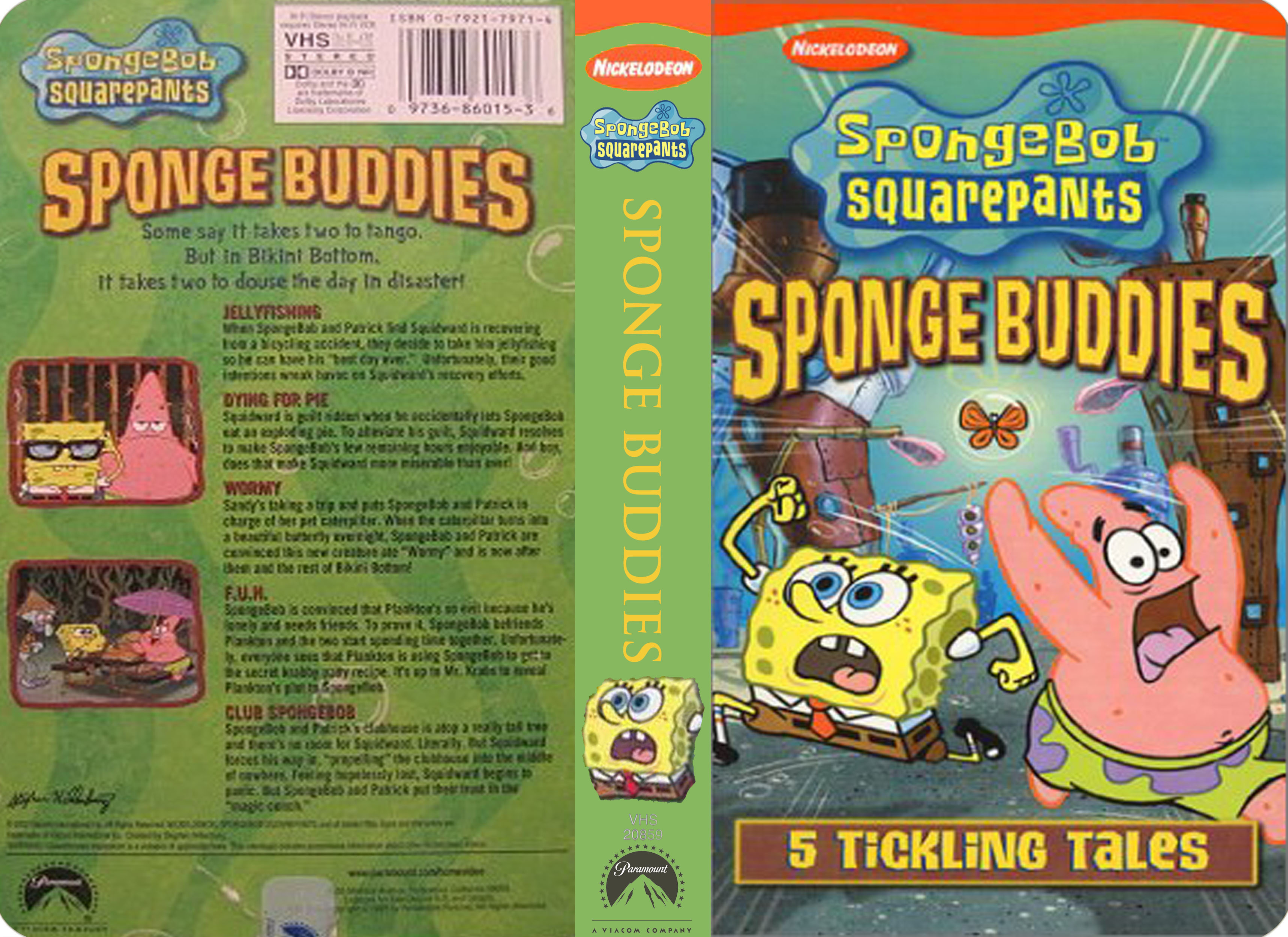 Nickelodeon Spongebob SquarePants VHS