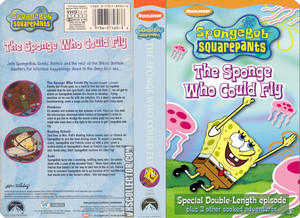  Nickelodeon's Spongebob Squarepants The Sponge Who Could Fly VHS
