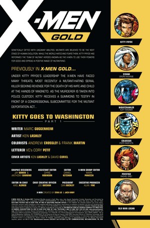 PREVIEW : X-Men: Gold #9