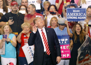  President Trump Holds Rally In Phoenix, Arizona - August 22, 2017