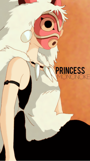  Princess Mononoke Phone پیپر وال