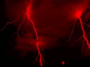  Red lightning, red lightning everywhere.