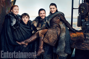  Sansa, Bran, Jon and Arya (EW Season 7)