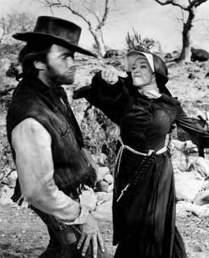  Shirley MacClaine and Clint Eastwood in Two Mules For Sister Sara (1970)