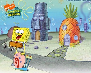  Spongebob and Gary