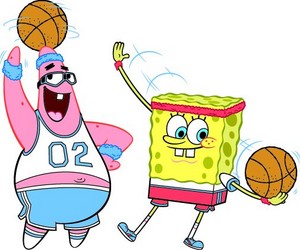  Spongebob and Patrick basquetebol, basquete