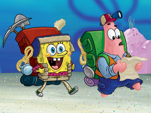  Spongebob and Patrick দেওয়ালপত্র