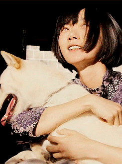  Sun with her dog Jindo