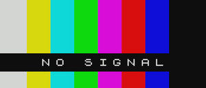  टेलीविज़न Test Screen No Signal 2