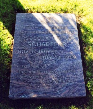  The Gravesite Of Rebecca Schaeffer