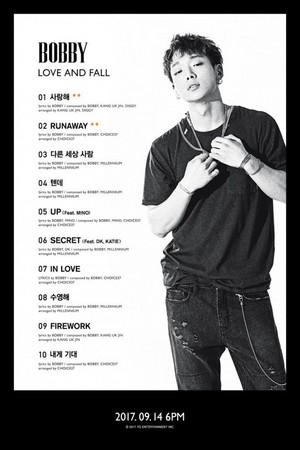  iKON's Bobby reveals his solo album tracklist consisting of a whopping 10 songs!