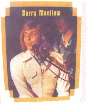  A Vintage Barry Manilow Iron-On Patch