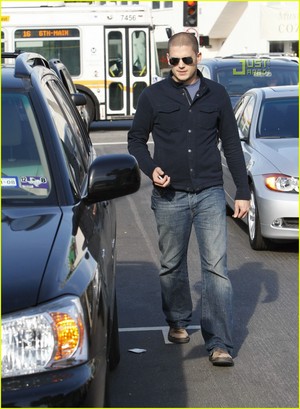  13 JANUARY 2008 Wentworth Miller With Amie Bice