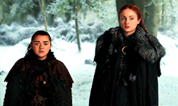  Arya and Sansa Stark