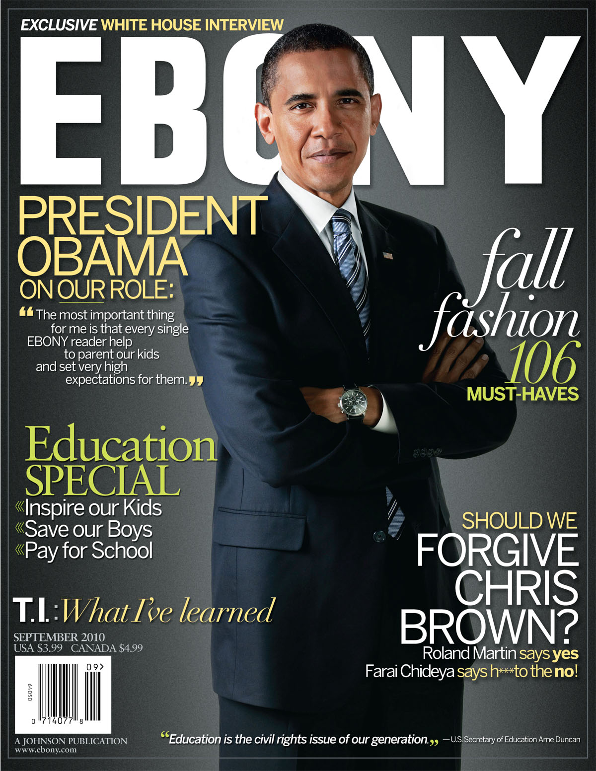 Barack On The Cover Of Ebony 
