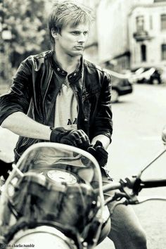  Bradley On His Motorbike