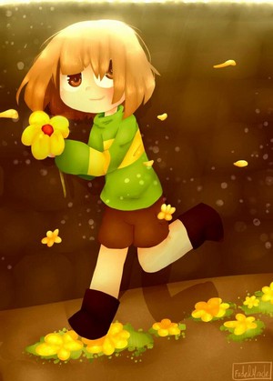  Chara Dreemurr, The Child of Golden फूल