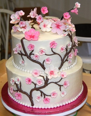  চেরি Blossom Cake