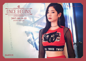  Dahyun for 'Once Begins'