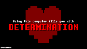  Determination Undertale PC fondo de pantalla