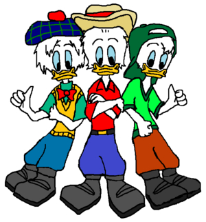  Disney s Quack Pack Huey Dewey and Louie itik Golf
