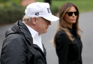  Donald and Melania Departs White House for Florida - September 14, 2017