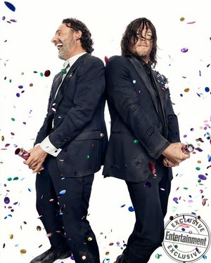  EW: Dead and Loving it! ~ Norman Reedus and Andrew lincoln